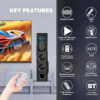 FINE Tower Multimedia 80 W Bluetooth Tower Speaker