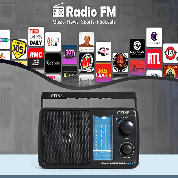 FINE 5 Band Portable Radio FM Radio