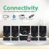 FINE 1403_4.1 Multimedia Home Theatre System with FM/AUX/USB Support & RemoteControl 60 W Bluetooth Home Theatre