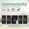 FINE 1404_4.1 Multimedia Home Theatre System with FM/AUX/USB Support & RemoteControl 60 W Bluetooth Home Theatre
