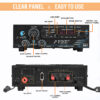 FINE IPL AMPLIFIER Multimedia Player with Bluetooth,USB,SD Card,Aux,FM Radio(Silver) 180 W AV Power Amplifier