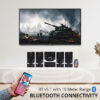 FINE 1403_4.1 Multimedia Home Theatre System with FM/AUX/USB Support & RemoteControl 60 W Bluetooth Home Theatre