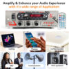 FINE IPL AMPLIFIER Multimedia Player with Bluetooth,USB,SD Card,Aux,FM Radio(Silver) 180 W AV Power Amplifier