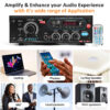 FINE 111 IPL AMPLIFIER Multimedia Player with Bluetooth,Aux,FM Radio 150 W AV Power Amplifier