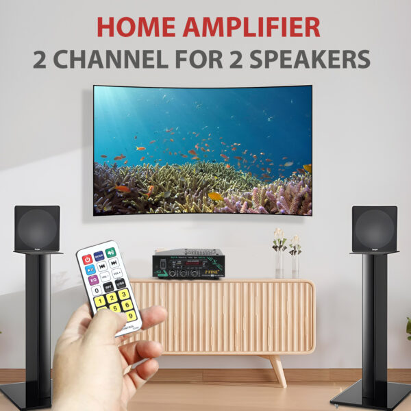 FINE 111 IPL AMPLIFIER Multimedia Player with Bluetooth,Aux,FM Radio 150 W AV Power Amplifier