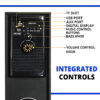 FINE DJ Multimedia Speaker with Bluetooth, USB, FM AUX 80 W Speaker 80 W Bluetooth Tower Speaker