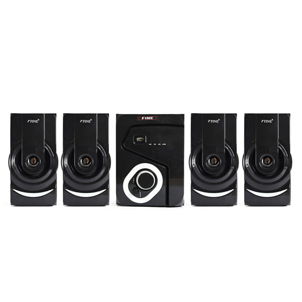 FINE 1402_4.1 Multimedia Home Theatre System with FM/AUX/USB Support & RemoteControl 60 W Bluetooth Home Theatre