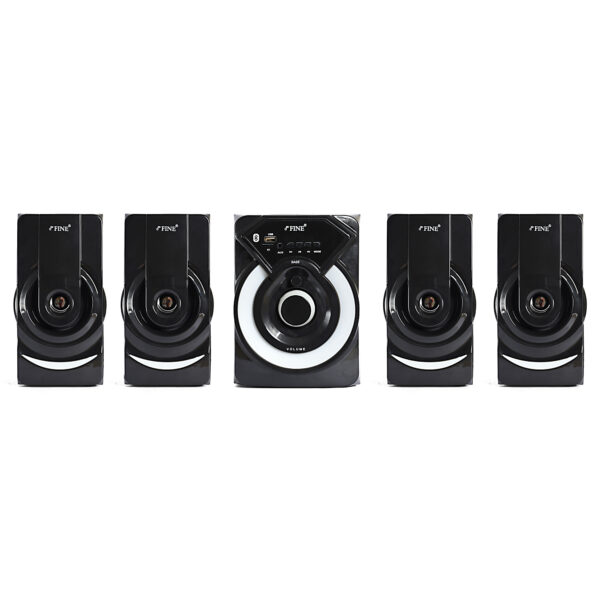 FINE 1401_4.1 Multimedia Home Theatre System with FM/AUX/USB Support & RemoteControl 60 W Bluetooth Home Theatre