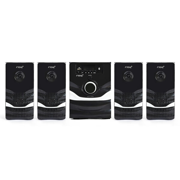 FINE 1403_4.1 Multimedia Home Theatre System with FM/AUX/USB Support & RemoteControl 60 W Bluetooth Home Theatre