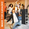 FINE Stra 5 DJ Multimedia Tower Speaker System: Home Theater 48 W Bluetooth Tower Speaker
