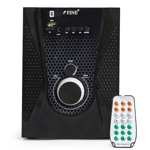 FINE 1404_4.1 Multimedia Home Theatre System with FM/AUX/USB Support & RemoteControl 60 W Bluetooth Home Theatre
