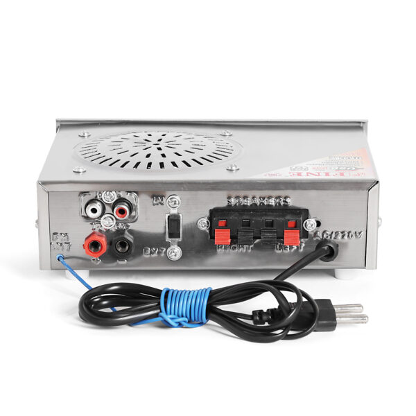 FINE IPL AMPLIFIER Multimedia Player with Bluetooth,USB,SD Card,Aux,FM Radio(Silver) 180 W AV Power Amplifier