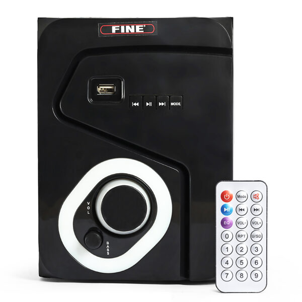 FINE 1402_4.1 Multimedia Home Theatre System with FM/AUX/USB Support & RemoteControl 60 W Bluetooth Home Theatre
