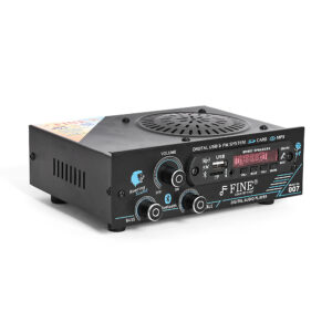 FINE IPL AMPLIFIER Multimedia Player with Bluetooth,USB,SD Card,Aux,FM Radio(Silver) 180 W AV Power Amplifier