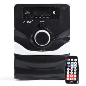 1 (9) FINE 1403_4.1 Multimedia Home Theatre System with FM/AUX/USB Support & RemoteControl 60 W Bluetooth Home Theatre