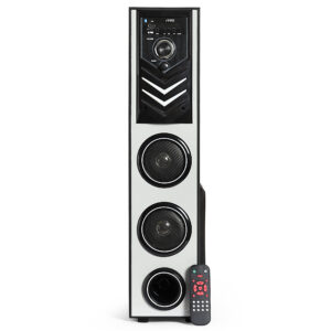 1 (9) FINE Stra 5 DJ Multimedia Tower Speaker System: Home Theater 48 W Bluetooth Tower Speaker
