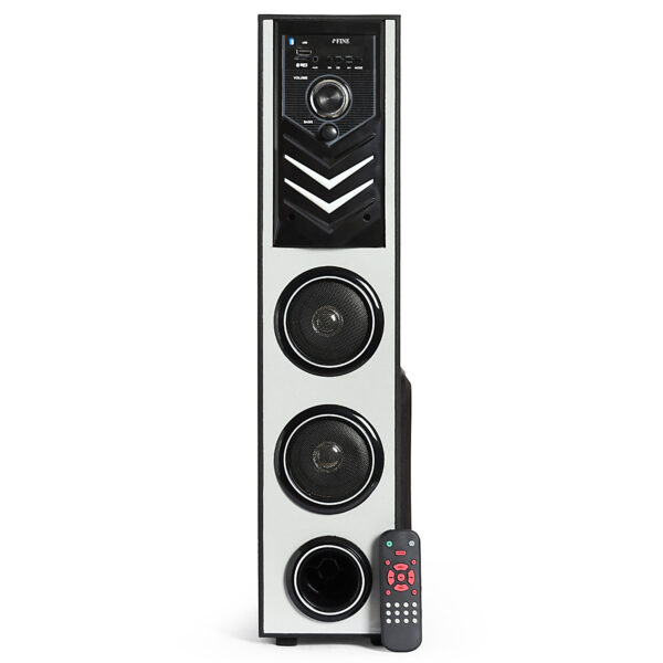 FINE Stra 5 DJ Multimedia Tower Speaker System: Home Theater 48 W Bluetooth Tower Speaker