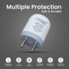 FINE 14 W Quick Charge 3 A Wall Charger for Mobile with Detachable Cable