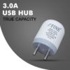 FINE 14 W Quick Charge 3 A Wall Charger for Mobile with Detachable Cable