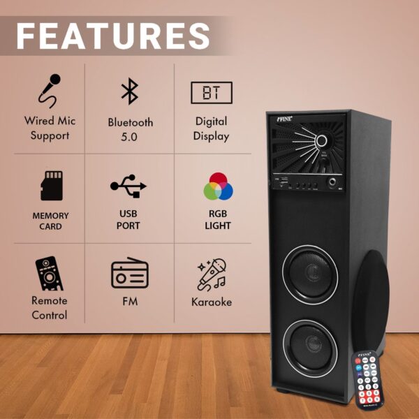 FINE MODEL BETA DJ SPEAKER 30 W Bluetooth Tower Speaker