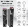 FINE Stra 3 DJ Multimedia Tower Party Speaker 48 W Bluetooth Tower Speaker