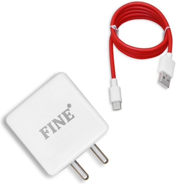 FINE 85 W Supercharge 2 A Wall Charger for Mobile with Detachable Cable