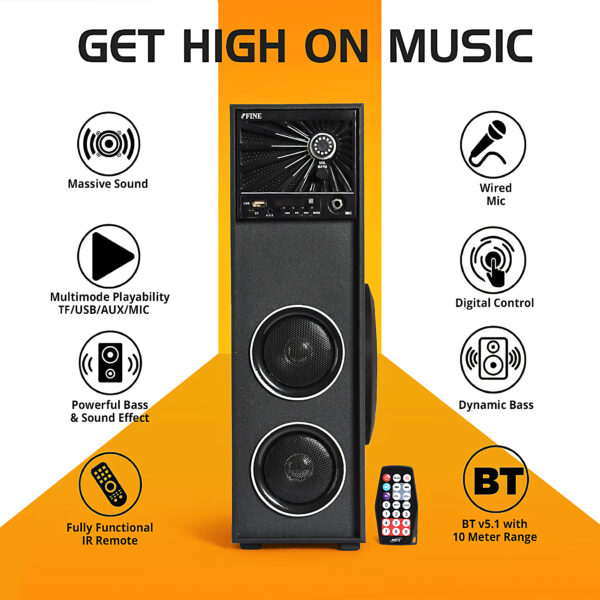 FINE MODEL BETA DJ SPEAKER 30 W Bluetooth Tower Speaker (Copy)