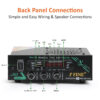 FINE 111 Multimedia Player with Bluetooth,Aux,FM 100W(MAX.) AV Power Amplifier, (Black)